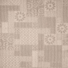 Ковровое покрытие Зартекс Скролл Антеп 118 бело-серый